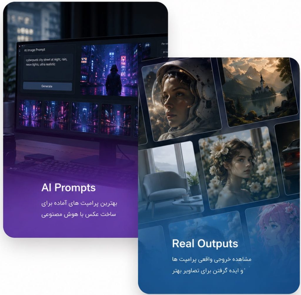 پرامپت ساخت عکس با هوش مصنوعی + نمونه خروجی واقعی